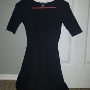 XS H&M Black Dress